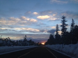 Driving from Mammoth to San Francisco chasing the sunset!